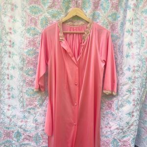 Vintage Buttoned Robe